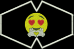 Matriz De Bordado - Máscara Emoticon Gesto - Imagem 3