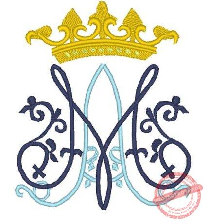 Matriz De Bordado Simbolo De Mariano ParaBordar.