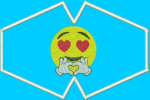 Matriz De Bordado - Máscara Emoticon Gesto - Imagem 4