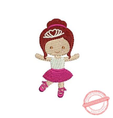 Matriz De Bordado Bailarina Para Bordar