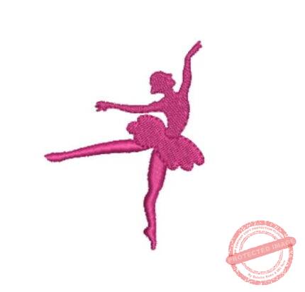 Matriz De Bordado Bailarina para bordar.