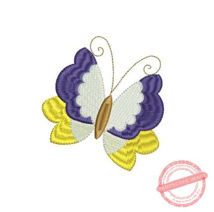 Matriz De Bordado Borboleta Para Bordar. 3