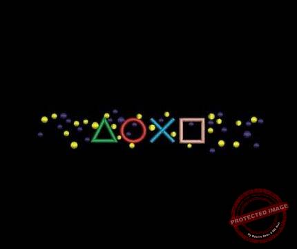 Matriz De Bordado Botões de Manete para bordar. Botões de Vídeo Game Playstation/Xbox