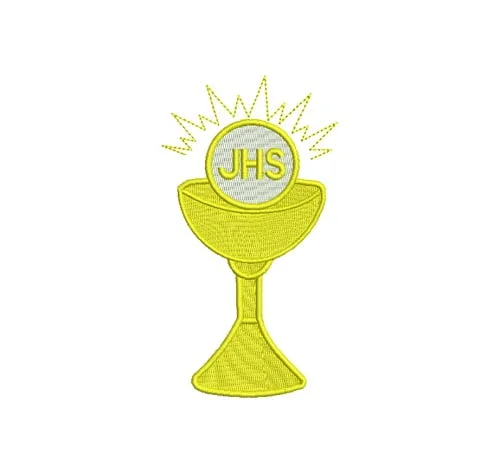 Matriz De Bordado Cálice JHS para bordar.