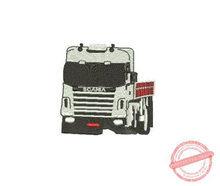 Matriz De Bordado Carreta Scania para bordar.
