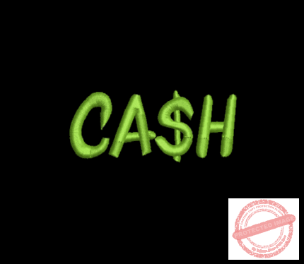 Matriz De Bordado Cash para bordar.