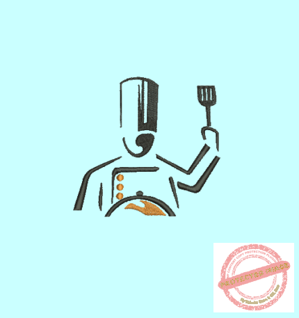 Matriz De Bordado Cozinheiro para bordar