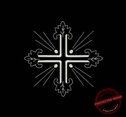 Matriz De Bordado Cruz para Bordar. Cruz 02