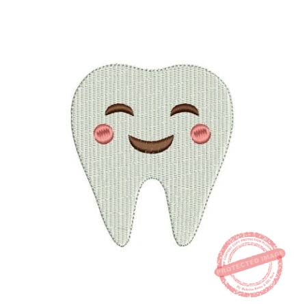 Matriz De Bordado - Dente Feliz