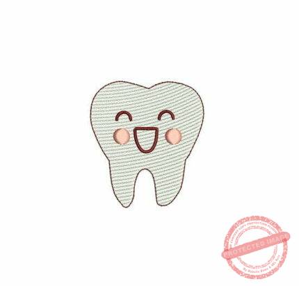 Matriz De Bordado Dentinho para bordar. 3