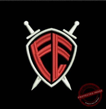 Matriz De Bordado Escudo Fé para bordar. 2