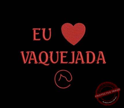 Matriz De Bordado Eu Amo Vaquejada Para Bordar.