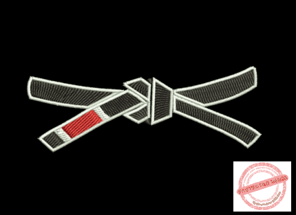 Matriz De Bordado Faixa Jiu Jitsu para bordar