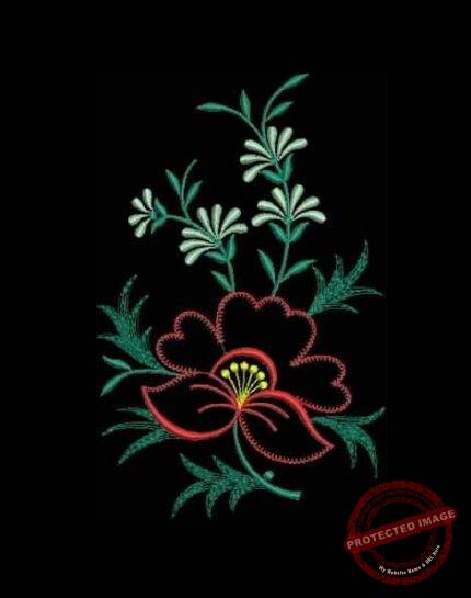 Matriz De Bordado Floral Grátis para bordar