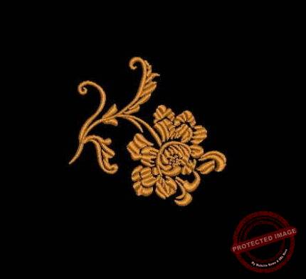 Matriz De Bordado Florzinha Decorativa para Bordar.