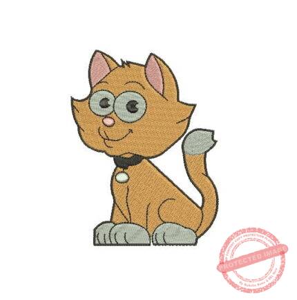 Matriz De Bordado Gatinho Para Bordar.