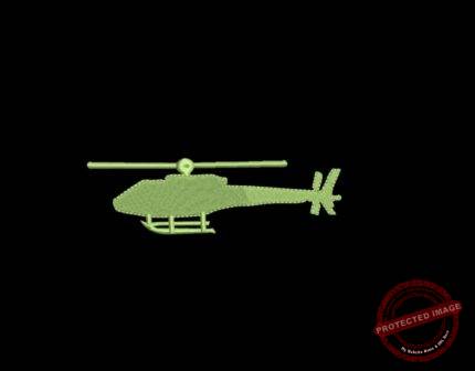 Matriz De Bordado Helicóptero para Bordar.  