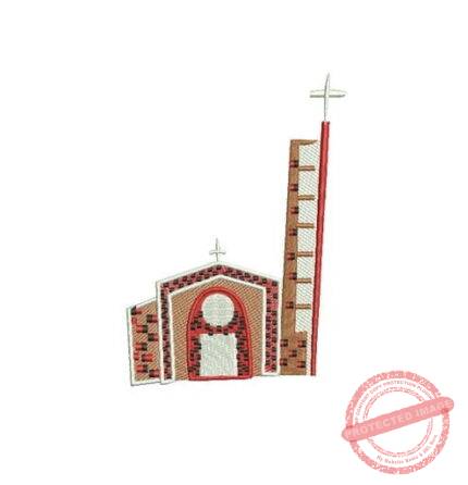 Matriz De Bordado Igreja para bordar.