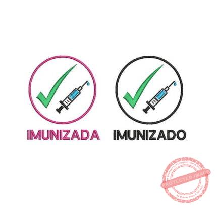 Matriz De Bordado Imunizado Imunizada Para Bordar. Grátis