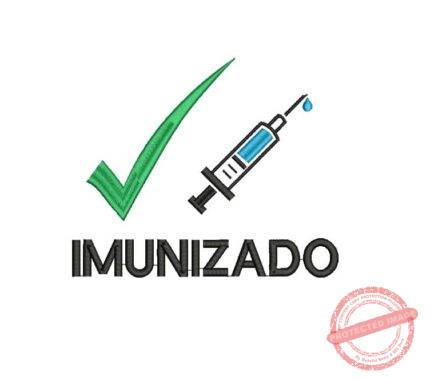 Matriz De Bordado Imunizado para Bordar. Tamanho para Máscara de Proteção