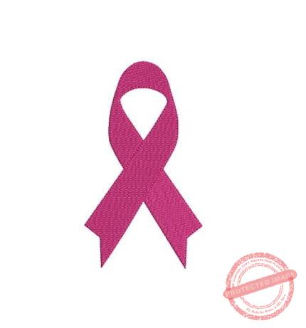 Matriz De Bordado Laço Outubro Rosa Para Bordar.