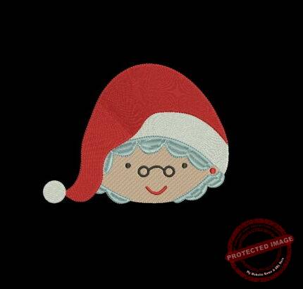 Matriz De Bordado Mamãe Noel Para Bordar.
