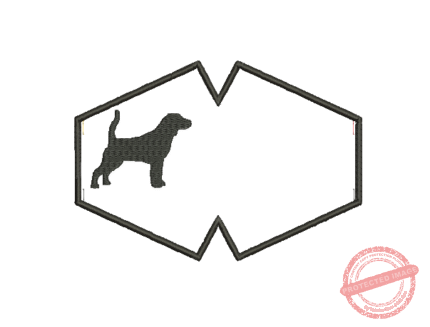 Matriz De Bordado Máscara De Proteção Cachorro