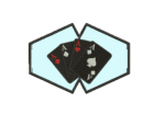 Matriz De Bordado Máscara De Proteção Cartas De Baralho para bordar