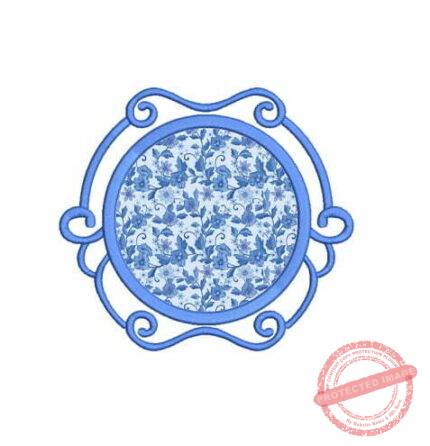 Matriz De Bordado Moldura Aplique para bordar.