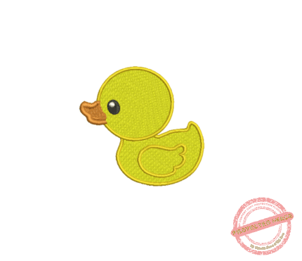Matriz De Bordado Patinho para bordar. Pato