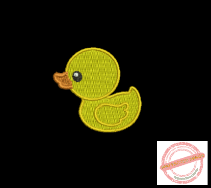 Matriz De Bordado Patinho para bordar. Pato