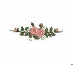 Matriz De Bordado Rosas Com Galho para bordar