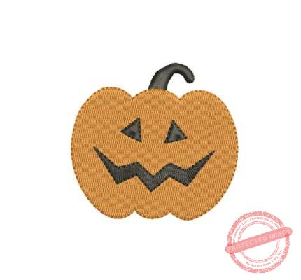 Matriz De Bordado Abobora Halloween Para Bordar.