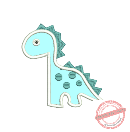 Matriz De Bordado Dinossauro Aplique para bordar