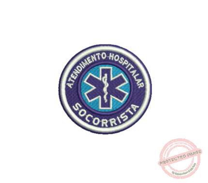 Matriz De Bordado Socorrista para bordar. Atendimento Hospitalar