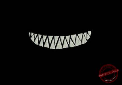 Matriz De Bordado Sorriso Tubarão para bordar. Boca