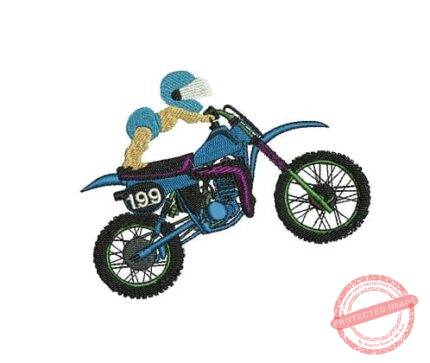 Matriz De Bordado Moto Do Bebê para Bordar. 