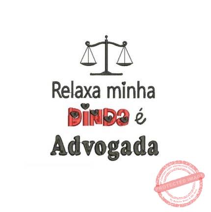 Matriz De Bordado Dinda Advogada Para Bordar.