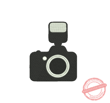 Matriz De Bordado Máquina fotográfica para bordar. 2