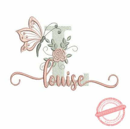 matriz de bordado - louise