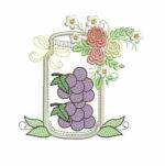 Matriz de Bordados Potes de Frutas para Bordar - Imagem 8