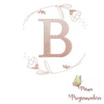 Matrizes de Bordados Coleção Alfabeto Flores - Imagem 2
