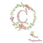 matriz-de-bordado-moldura-flores-letra-C