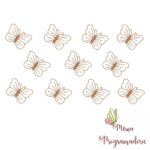 Matrizes de Bordados Coleção Rosas e Coleção Alfabeto Flores - Imagem 9