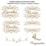 Matriz de Bordado - Coleção Arabesco Entremeio Toalha - Imagem 2