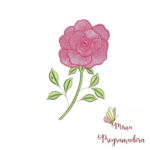 Matrizes de Bordados Coleção Rosas e Coleção Alfabeto Flores - Imagem 13