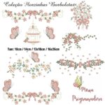 Matrizes de Bordados Coleção Florzinhas - Imagem 2