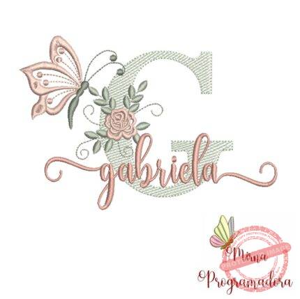 Matriz de Bordado - Nome Gabriela