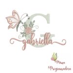 Matriz de Bordado - Nome Gabriella