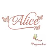 Matriz de bordado - Alice